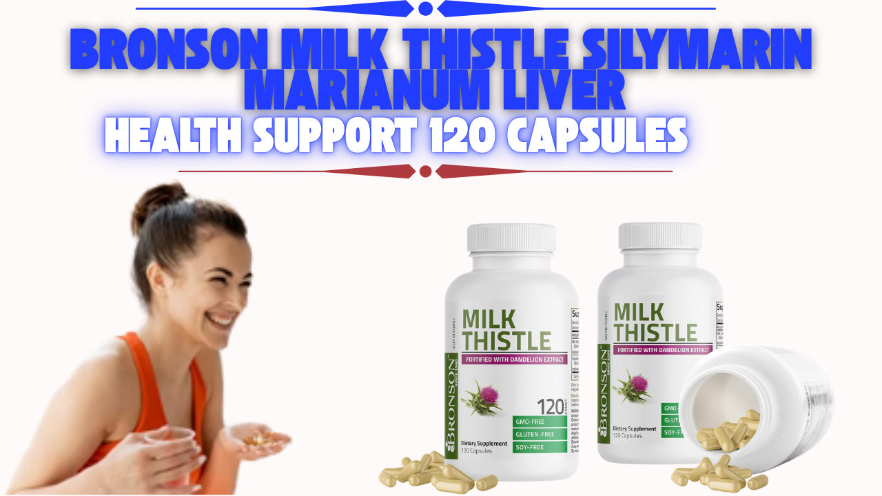 Bronson Milk Thistle 1000mg Capsules - 120 Count
