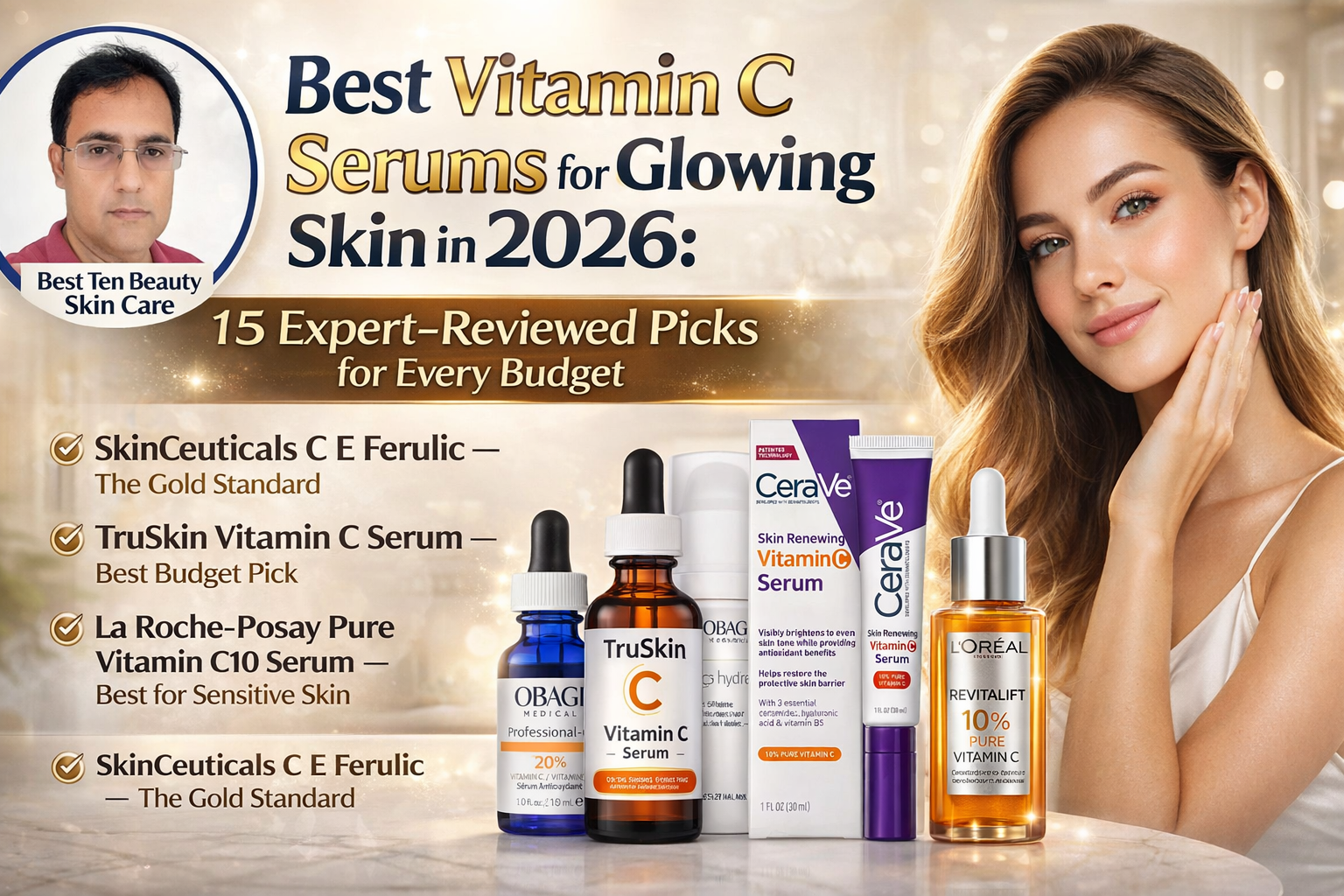 Best Vitamin C Serums for Bright Skin